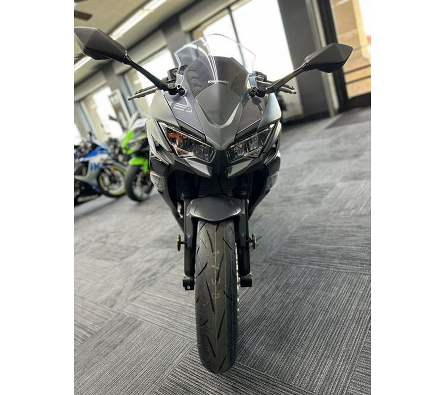 2024 Kawasaki Ninja® 650 Metallic Matte Dark Gray/Metallic Spark Black