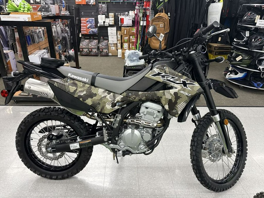 2026 Kawasaki KLX®300 Cypher Camo Beige