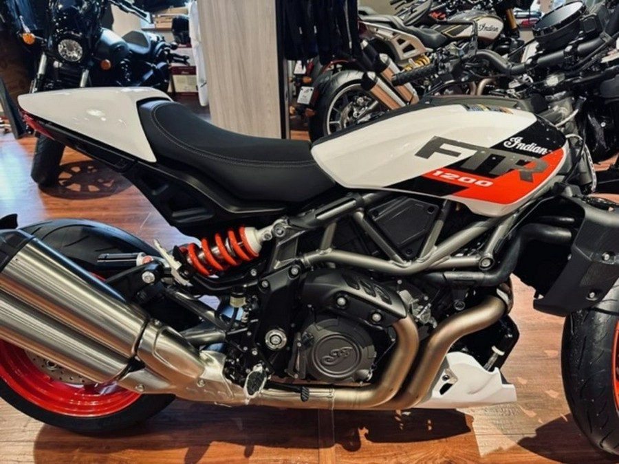 2023 Indian Motorcycle® FTR Sport White Lightning/Indy Red