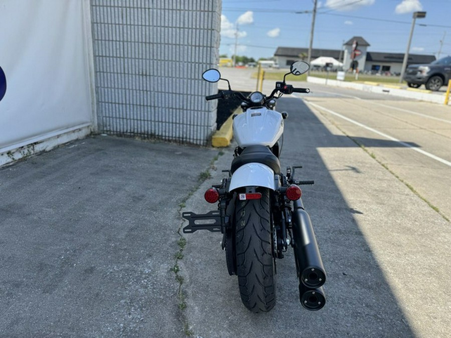 2024 Indian Scout Bobber Sixty ABS Ghost White Metallic