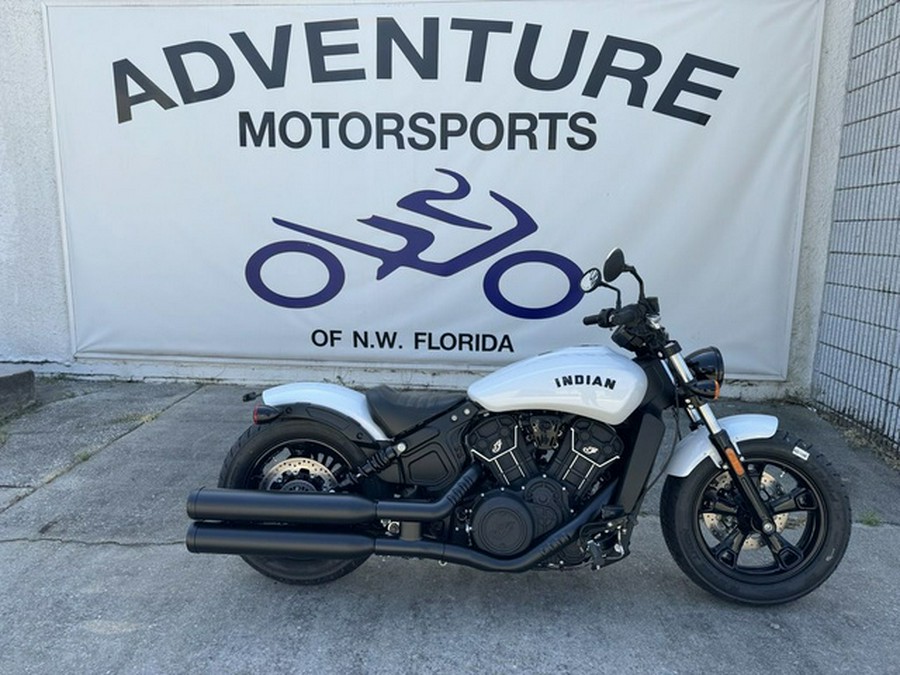 2024 Indian Scout Bobber Sixty ABS Ghost White Metallic