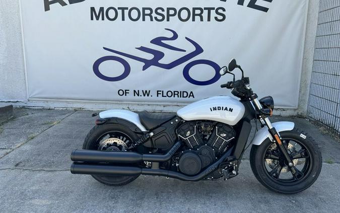 2024 Indian Scout Bobber Sixty ABS Ghost White Metallic