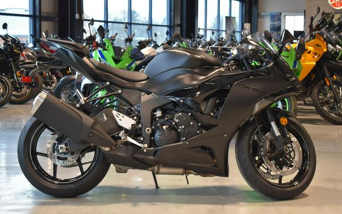 2024 Kawasaki Ninja® ZX™-6R ABS Metallic Flat Spark Black/Ebony