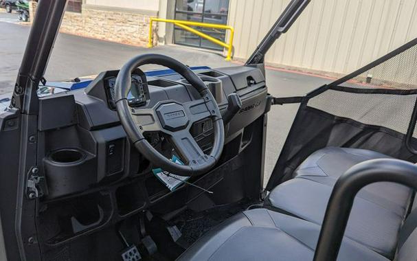 New 2023 POLARIS RANGER CREW 1000 PREMIUM SPRINGFIELD BLUE