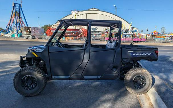 New 2023 POLARIS RANGER CREW 1000 PREMIUM SPRINGFIELD BLUE