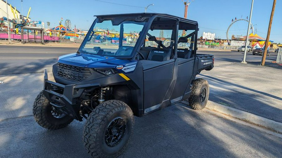 New 2023 POLARIS RANGER CREW 1000 PREMIUM SPRINGFIELD BLUE