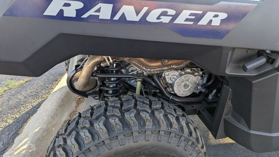 New 2023 POLARIS RANGER CREW 1000 PREMIUM SPRINGFIELD BLUE