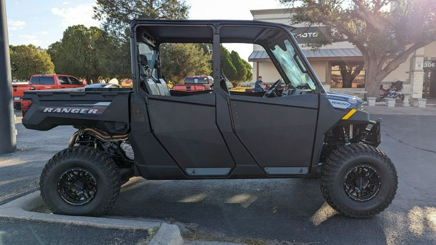 New 2023 POLARIS RANGER CREW 1000 PREMIUM SPRINGFIELD BLUE