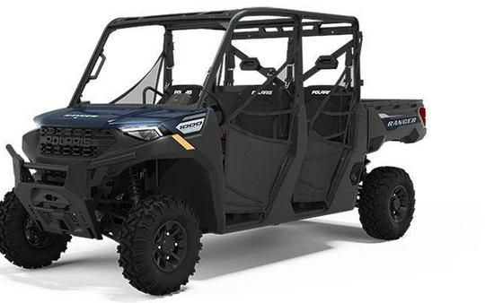 New 2023 POLARIS RANGER CREW 1000 PREMIUM SPRINGFIELD BLUE