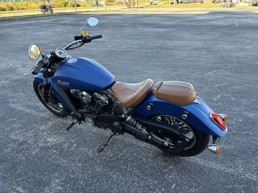 2018 Indian Motorcycle® Scout® Icon ABS Brilliant Blue Smoke
