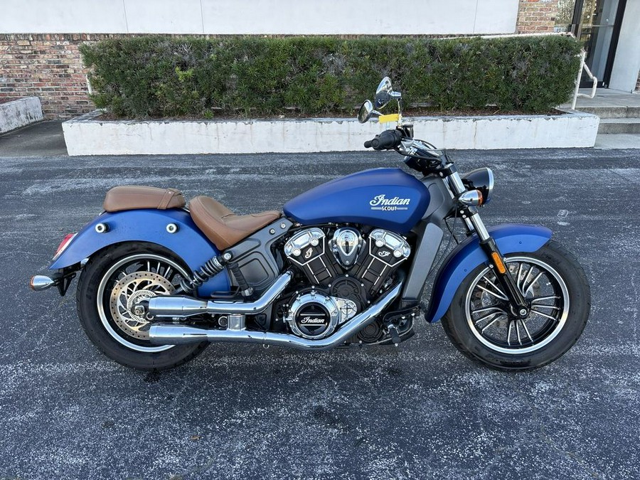 2018 Indian Motorcycle® Scout® Icon ABS Brilliant Blue Smoke