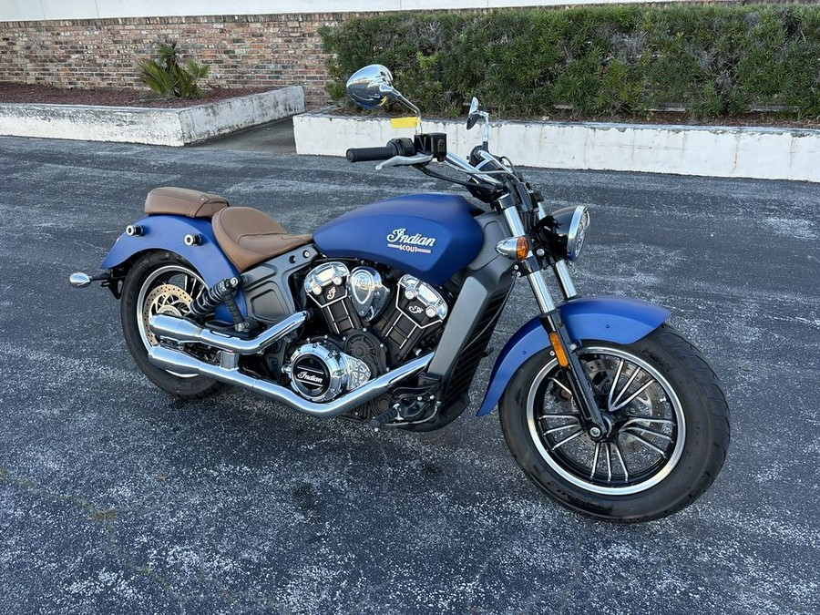 2018 Indian Motorcycle® Scout® Icon ABS Brilliant Blue Smoke