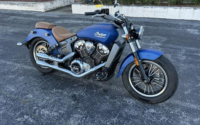 2018 Indian Motorcycle® Scout® Icon ABS Brilliant Blue Smoke