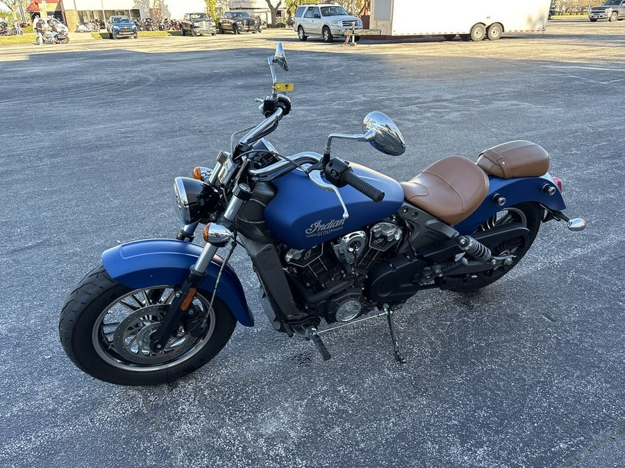 2018 Indian Motorcycle® Scout® Icon ABS Brilliant Blue Smoke