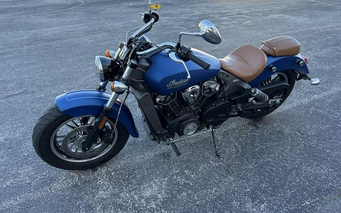 2018 Indian Motorcycle® Scout® Icon ABS Brilliant Blue Smoke