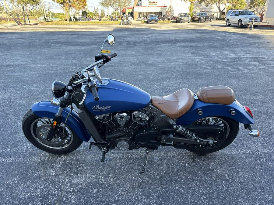2018 Indian Motorcycle® Scout® Icon ABS Brilliant Blue Smoke