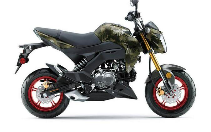 2025 Kawasaki Z125 PRO Cypher Camo Beige