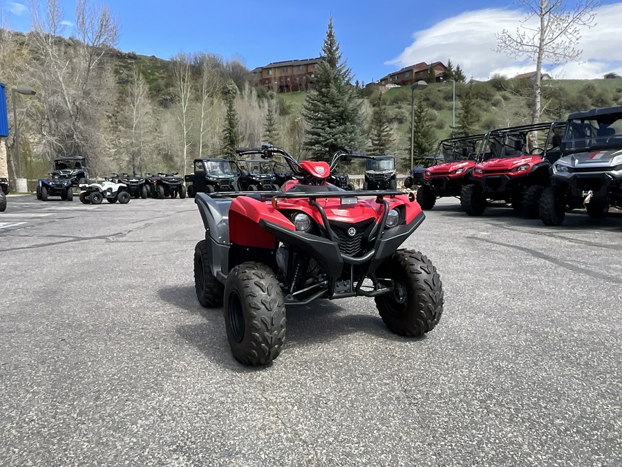 2025 Yamaha GRIZZLY 110 Grey Metallic/Red - YA2785
