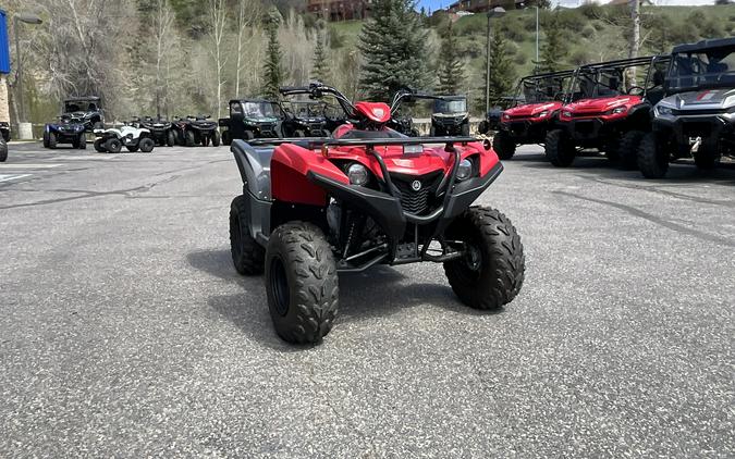 2025 Yamaha GRIZZLY 110 Grey Metallic/Red - YA2785