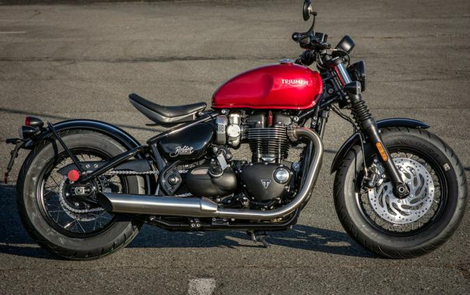 2023 Triumph Bonneville Bobber Red Hopper