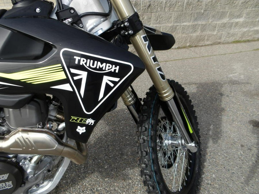 2025 Triumph TF 450-RC Edition Jet Black/Pure White