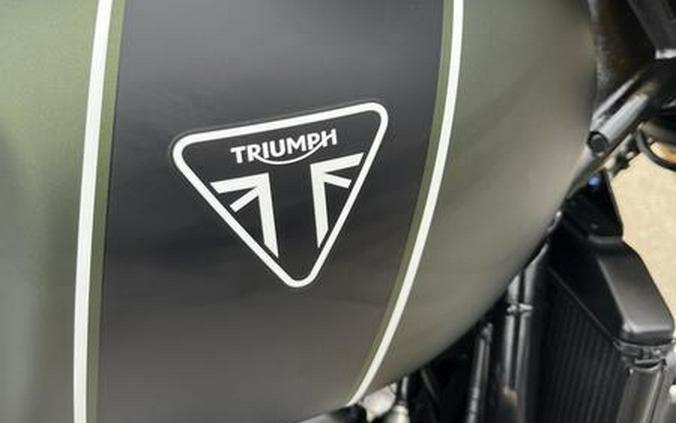 2023 Triumph Scrambler 1200 XE Matte Khaki Green Matte Jet Black