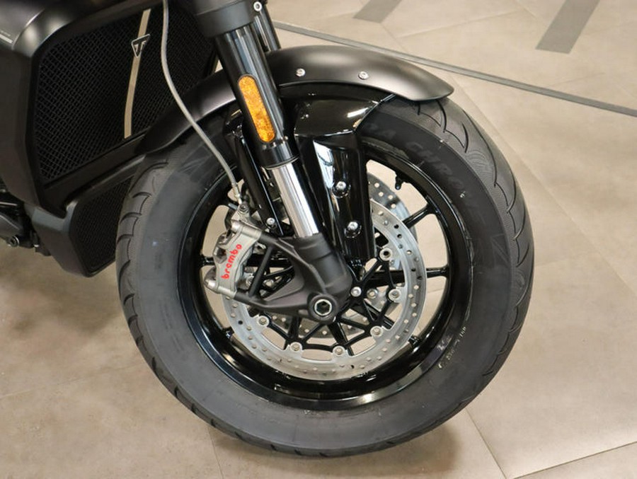 2025 Triumph Rocket 3 Storm R Satin Pacific Blue and Matte Sapphire Black