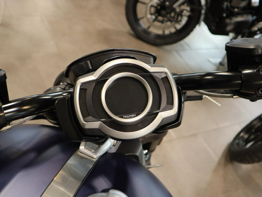 2025 Triumph Rocket 3 Storm R Satin Pacific Blue and Matte Sapphire Black