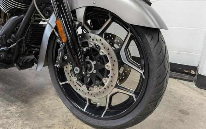 2022 Indian Chieftain Elite Heavy Metal Smoke With Polished B