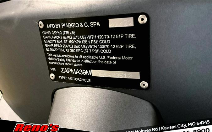 2022 Vespa GTV 300 sei giorni
