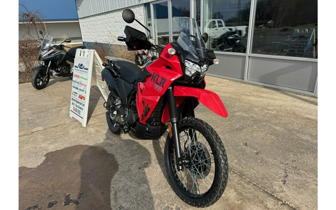 2024 Kawasaki KLR 650 Firecracker Red/Metallic Carbon Gray