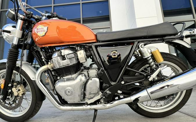 2022 Royal Enfield Int650 Orange Crush