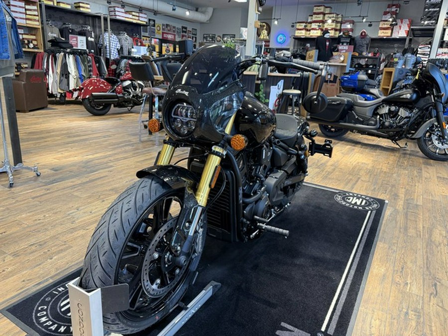 2026 Indian 101 Scout Black Crystal With Super Graphite