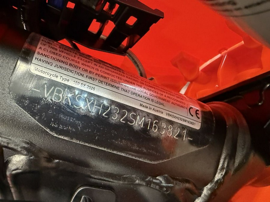 2025 KTM 150 SX