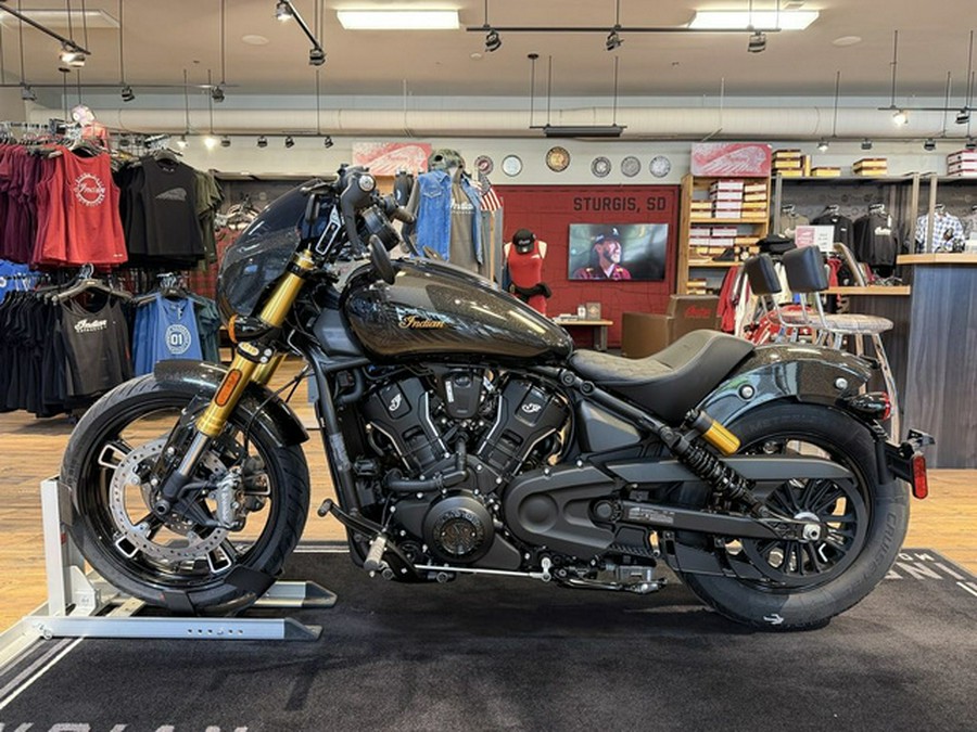 2026 Indian 101 Scout Black Crystal With Super Graphite