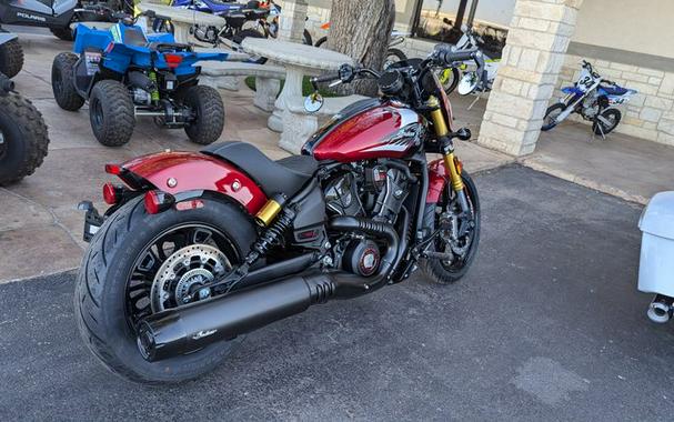 New 2025 INDIAN MOTORCYCLE 101 SCOUT MRN MTLC WGRFX TEC 49ST BASE