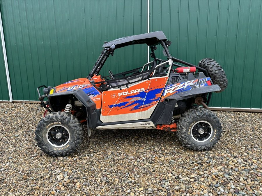 2013 Polaris® RZR XP™ 900 EPS Orange Madness and Blue LE