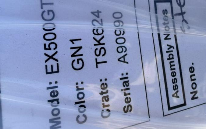 2026 Kawasaki Ninja® 500 ABS Metallic Yellowish Green/Ebony