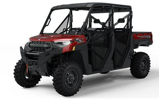 New 2025 POLARIS RANGER CREW XP 1000 PREMIUM SUNSET RED