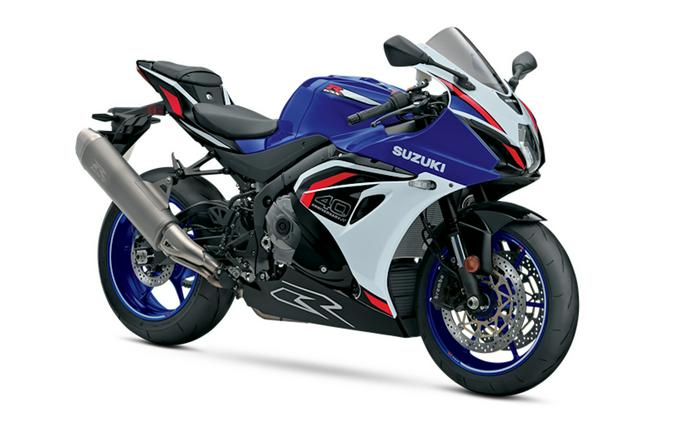 2027 Suzuki GSX-R1000 40th Anniversary Edition Pearl Vigor Blue / Pearl Tech White - V7100182