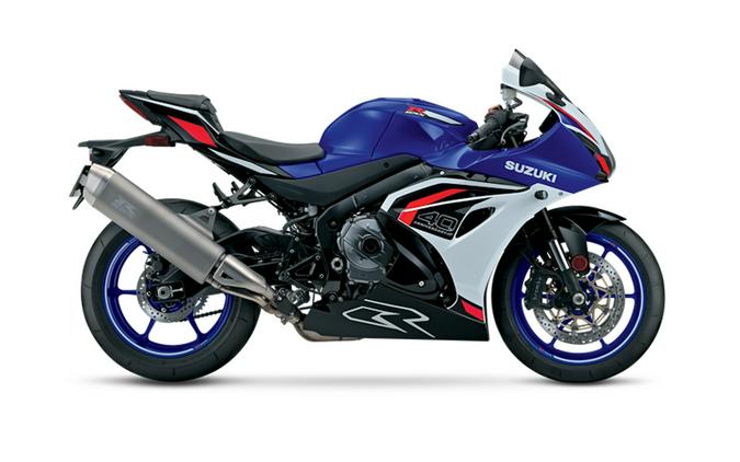 2027 Suzuki GSX-R1000 40th Anniversary Edition Pearl Vigor Blue / Pearl Tech White - V7100182