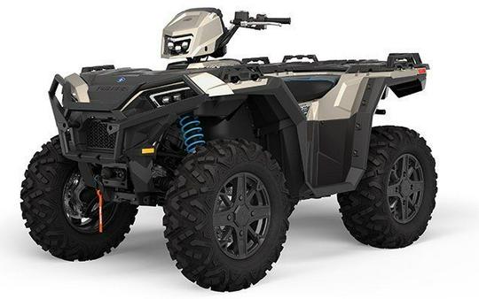 New 2023 POLARIS SPORTSMAN XP 1000 RIDE COMMAND EDITION SILVER QUARTZ METALLIC