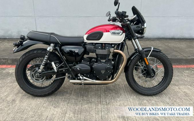 2022 Triumph Bonneville T100 Carnival Red/Fusion White