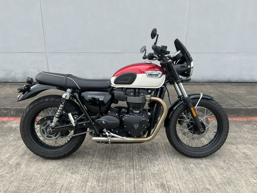 2022 Triumph Bonneville T100 Carnival Red/Fusion White