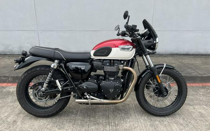 2022 Triumph Bonneville T100 Carnival Red/Fusion White