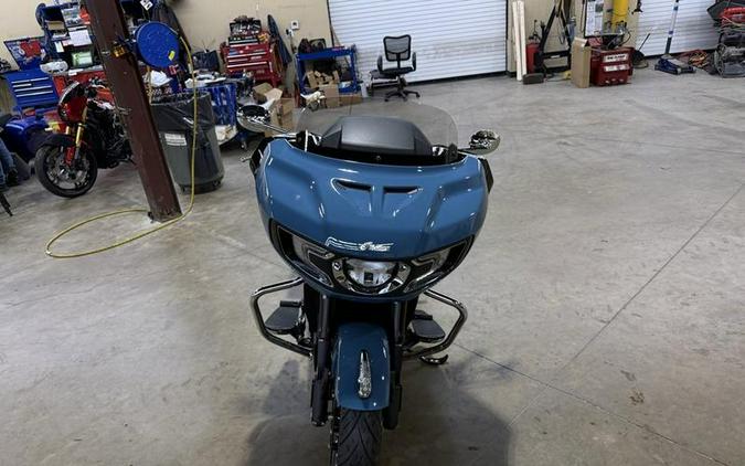 2026 Indian Motorcycle® Challenger® Limited 112 Storm Blue with Black Metallic