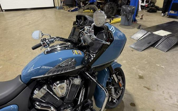 2026 Indian Motorcycle® Challenger® Limited 112 Storm Blue with Black Metallic