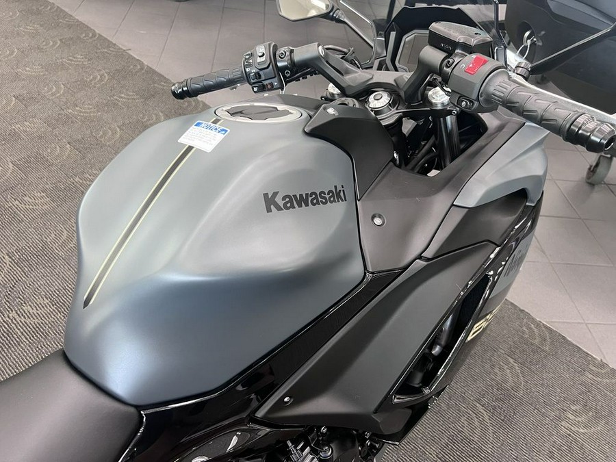 2024 Kawasaki Ninja® 650 ABS Metallic Matte Dark Gray/Metallic Spark Black