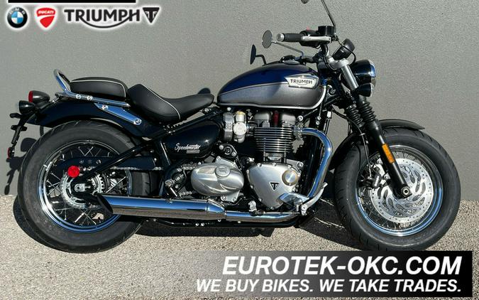 2024 Triumph Bonneville Speedmaster Pacific Blue/Silver Ice