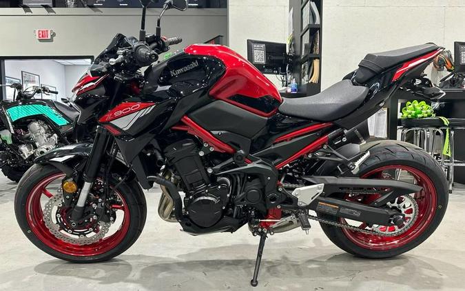 2024 Kawasaki Z900 ABS Candy Persimmon Red/Ebony